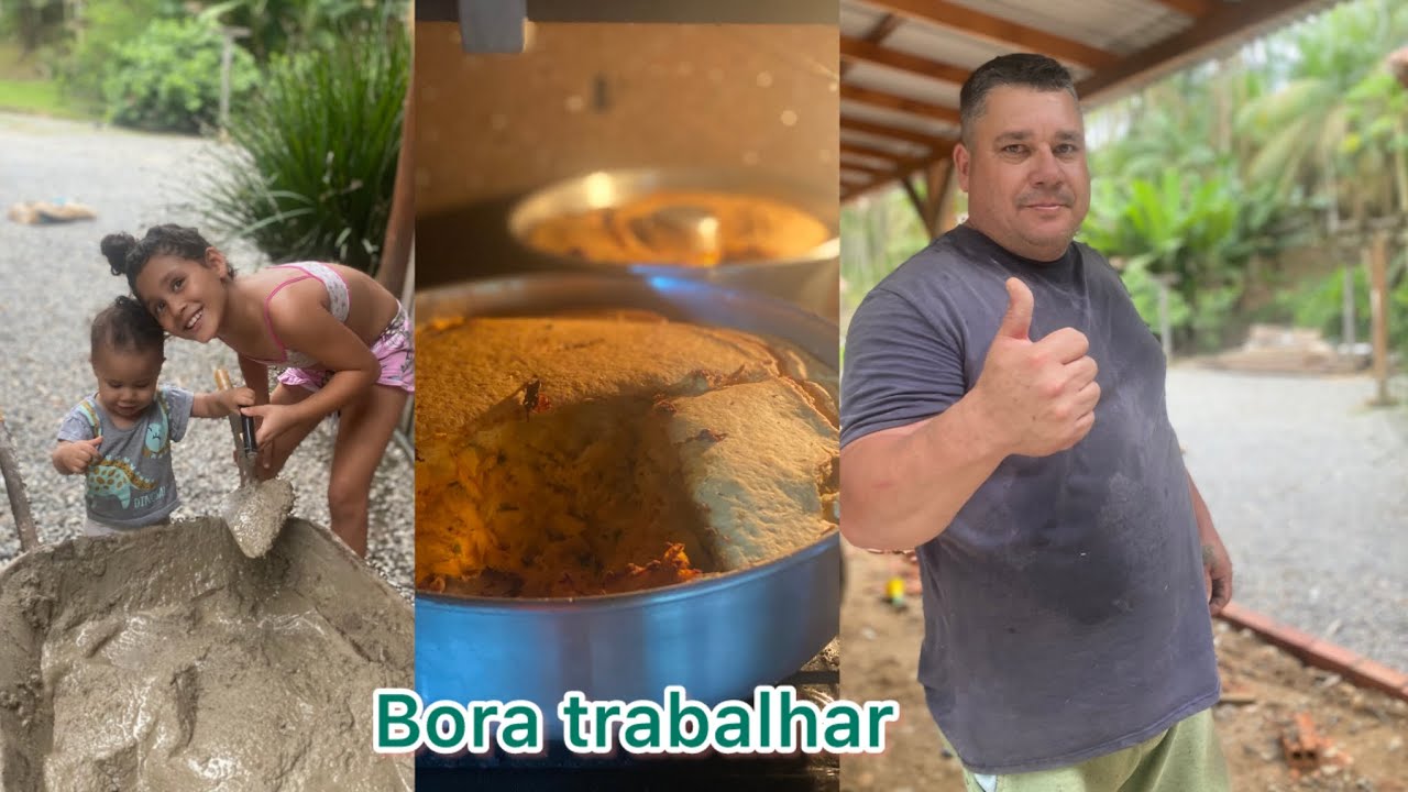 Arrumando a entrada do sítio + fazendo a mureta da garagem 