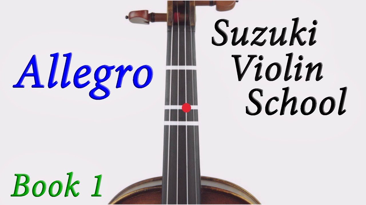 8. Allegro - Suzuki Book 1 Violin Tutorial (Renee Spady violin)