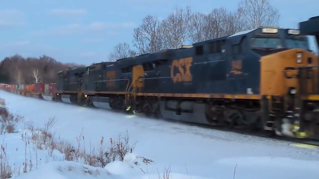 CSX M382-14 Southbound in Eben, NY | 2/14/26