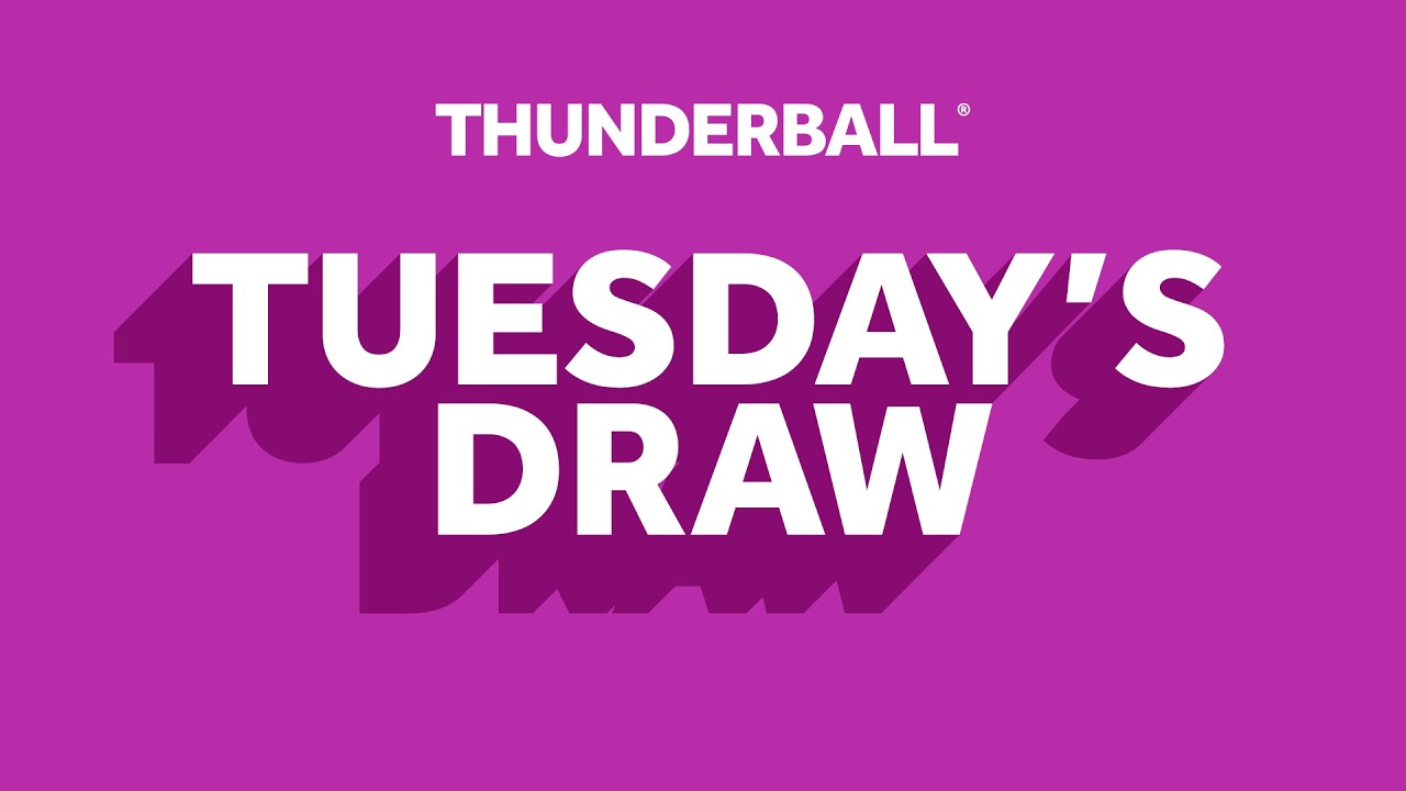 The National Lottery Thunderball draw results from Tuesday 17 March 2026