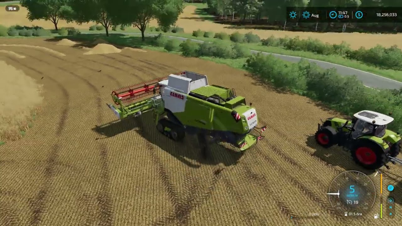 Farming Simulator 22 Somewhere In Lower Bavaria Zab aratás #01 (oat harvest / Haferernte)