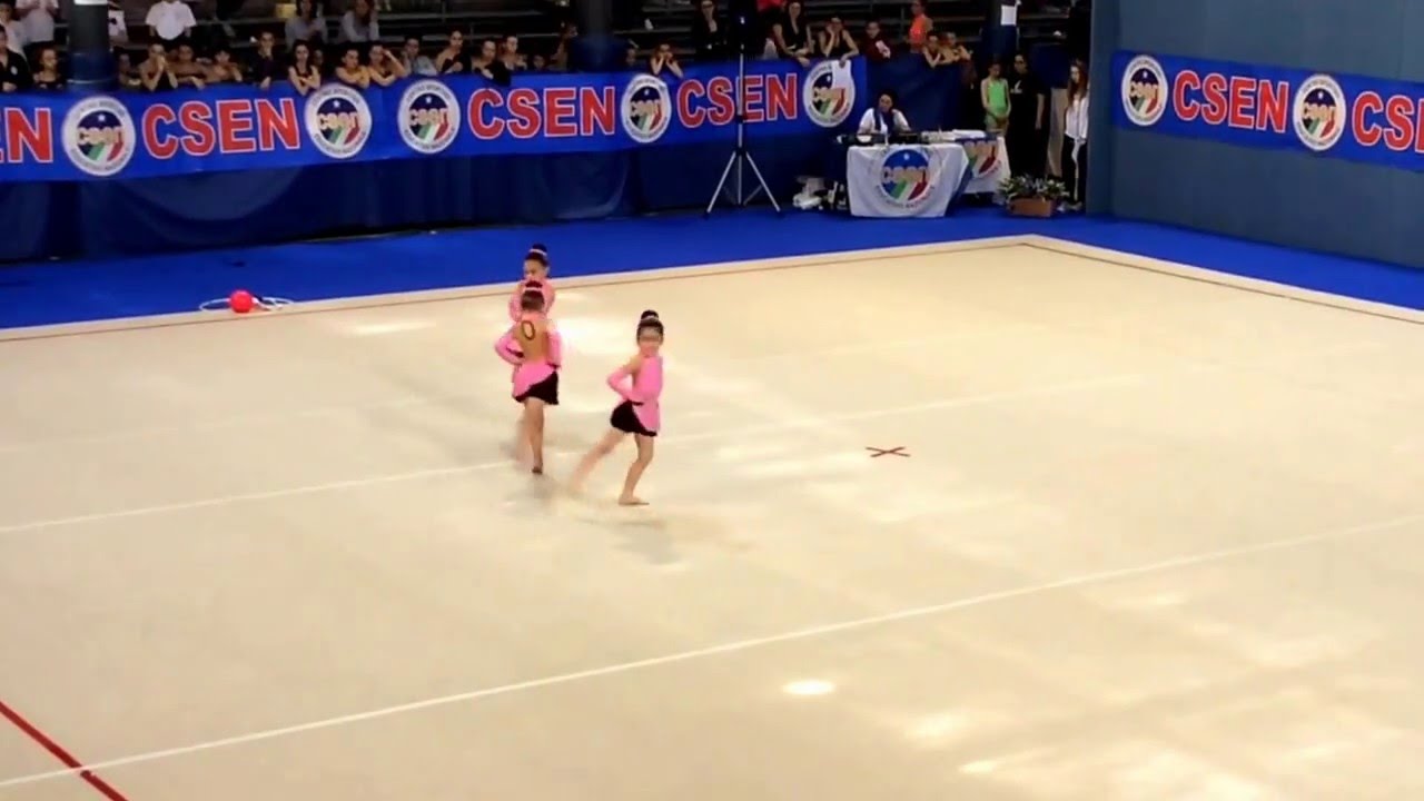 Campionato nazionale ginnastica ritmica CSEN 2classificate coccinelle Asd GymmWell