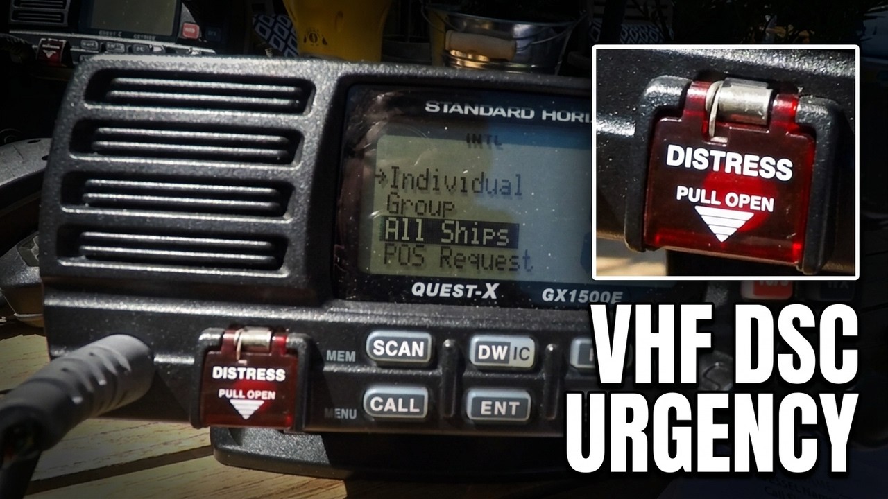 VHF DSC GMDSS Срочный вызов