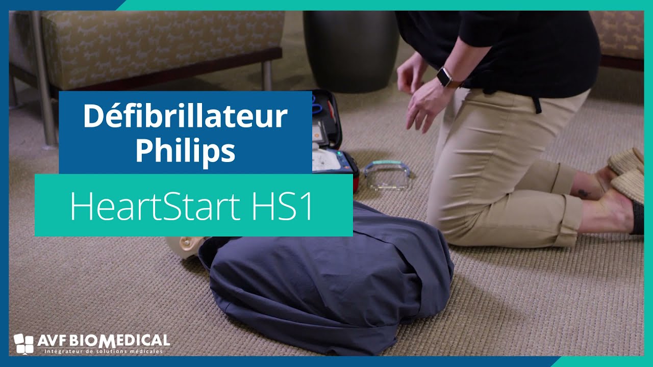 Défibrillateur Philips HeartStart HS1 | AVF Biomédical