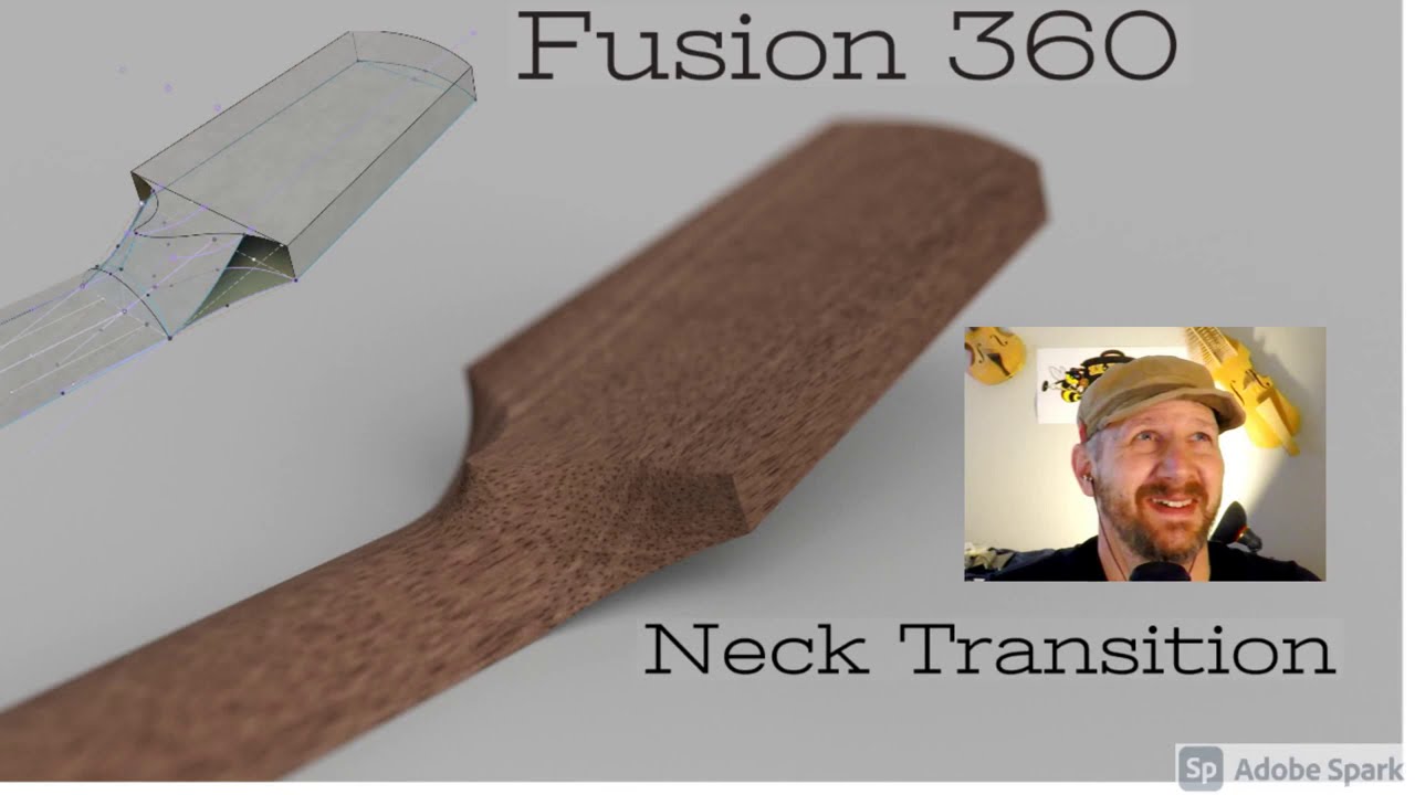 Fusion 360 Smooth Neck Transitions