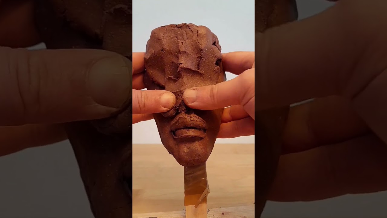 modeling/ clay #shorts #clay #sculpting #sculpture #modelage