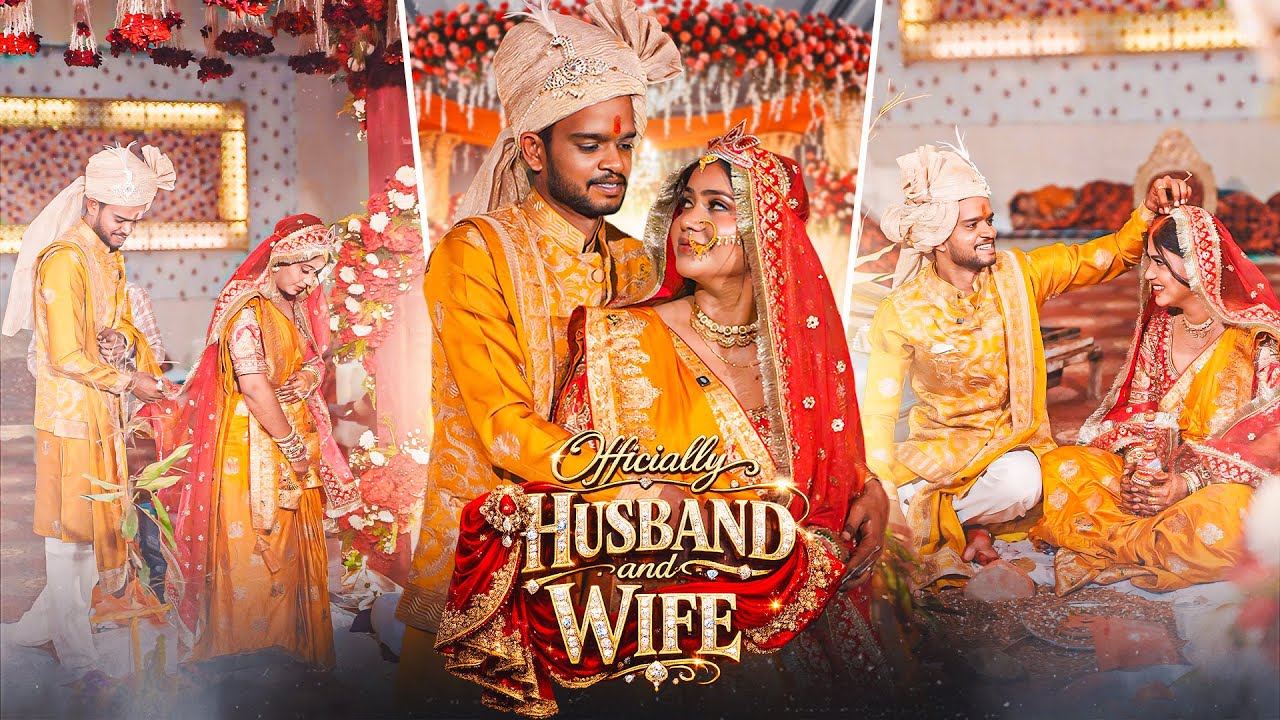 Finally Humari Shadi hogai , Officially Husband and wife 💞