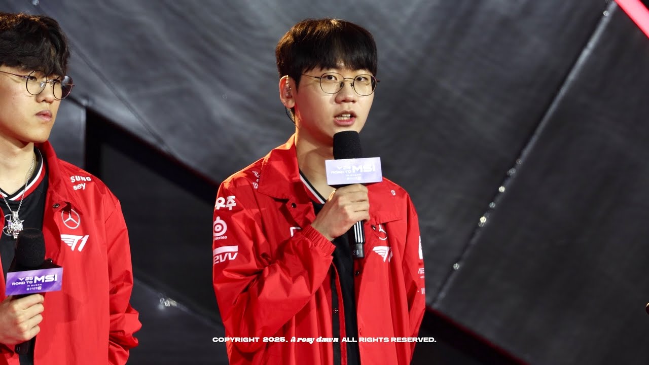 [DORAN] 250614 MSI 선발전 4라운드 T1 vs KT 도란 POM 인터뷰 직캠
