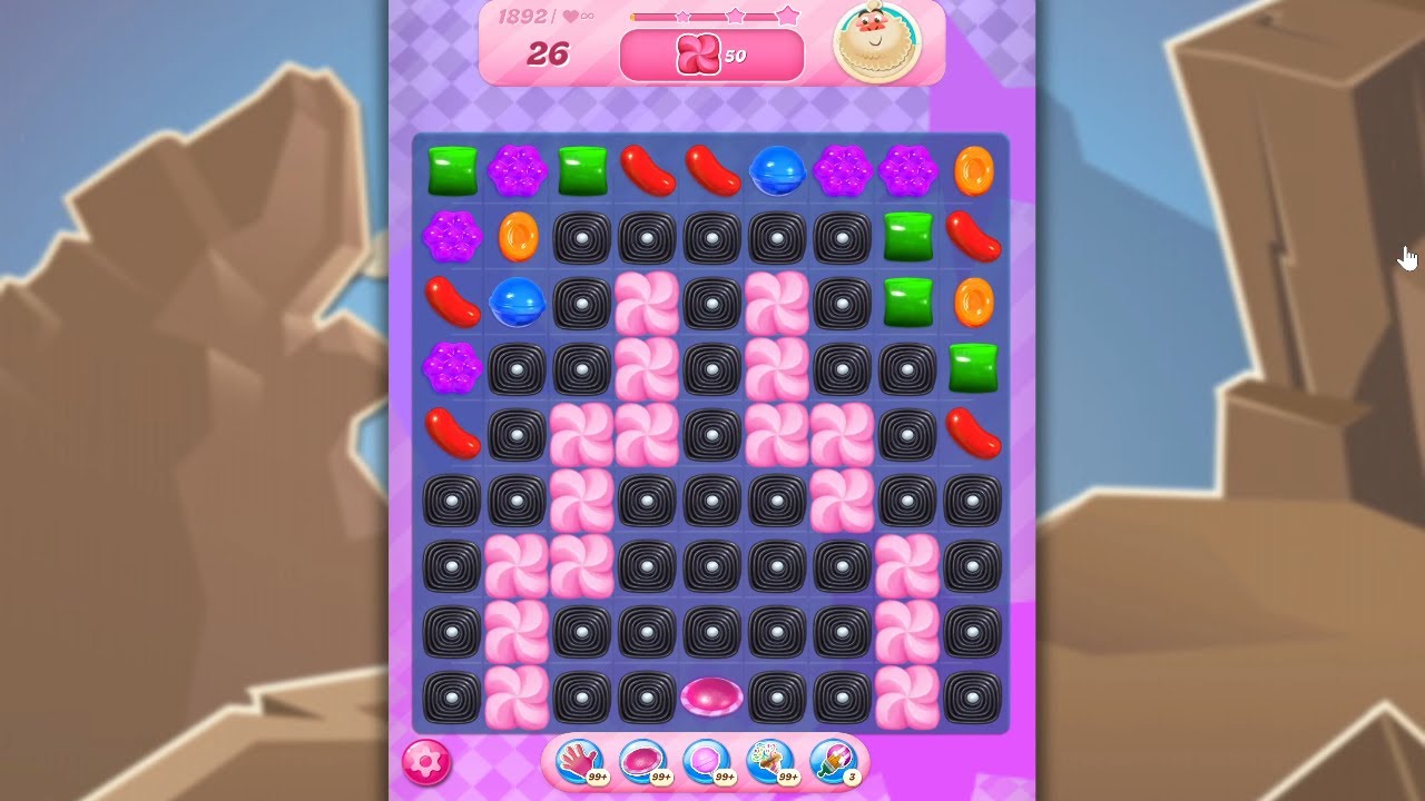 Candy Crush Saga LEVEL 1892 NO BOOSTERS (new version)🐟☑️