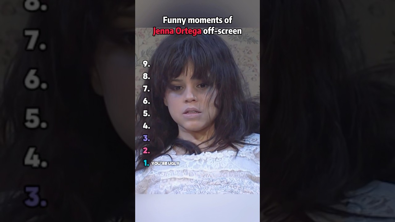Funny moments of Jenna Ortega off-screen. #JennaOrtega #actor #funny
