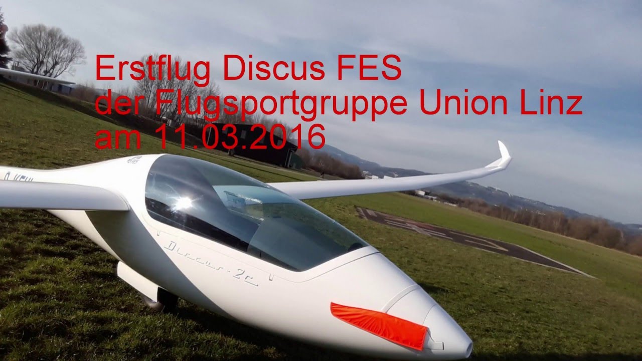 Erstflug Discus FES der FSG Union Linz