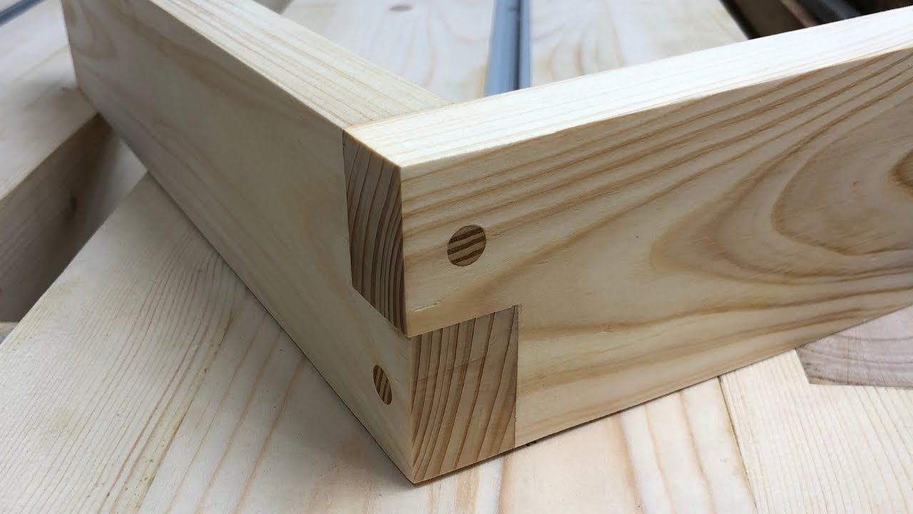 Simple and easy wood joinery types / DIY woodworking.