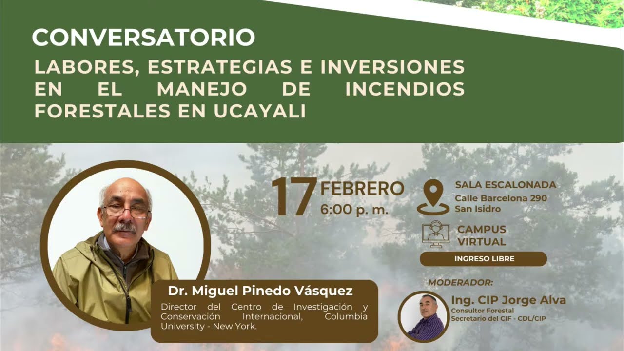 LABORES, ESTRATEGIAS E INVERSIONES EN EL MANEJO DE INCENDIOS FORESTALES EN UCAYALI