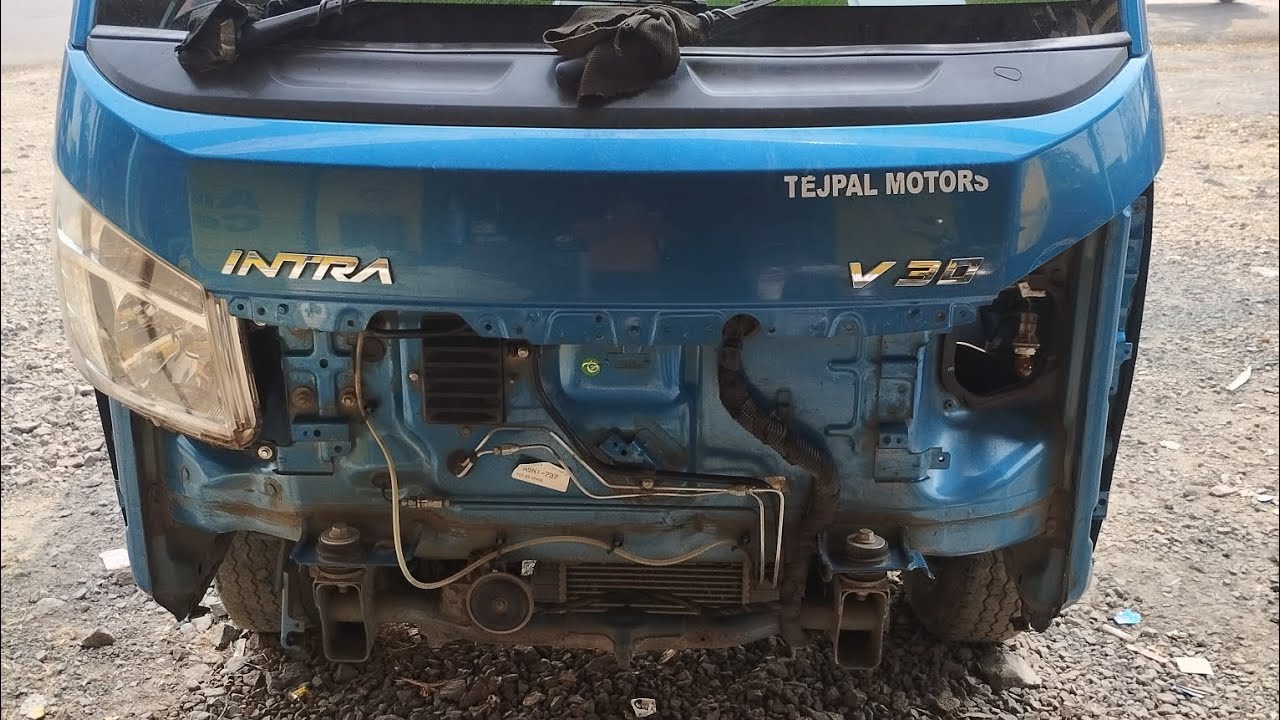 TATA || INTRA /V30 /HEADLIGHT || BUMPER REMOVE || FITTING || Abid mechanic