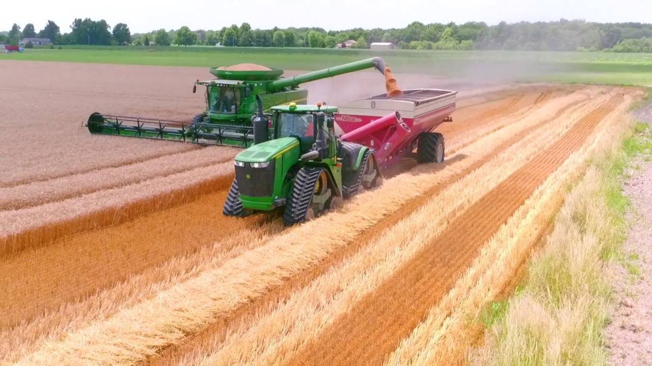 C&G Farms 2016 Illinois Wheat Harvest