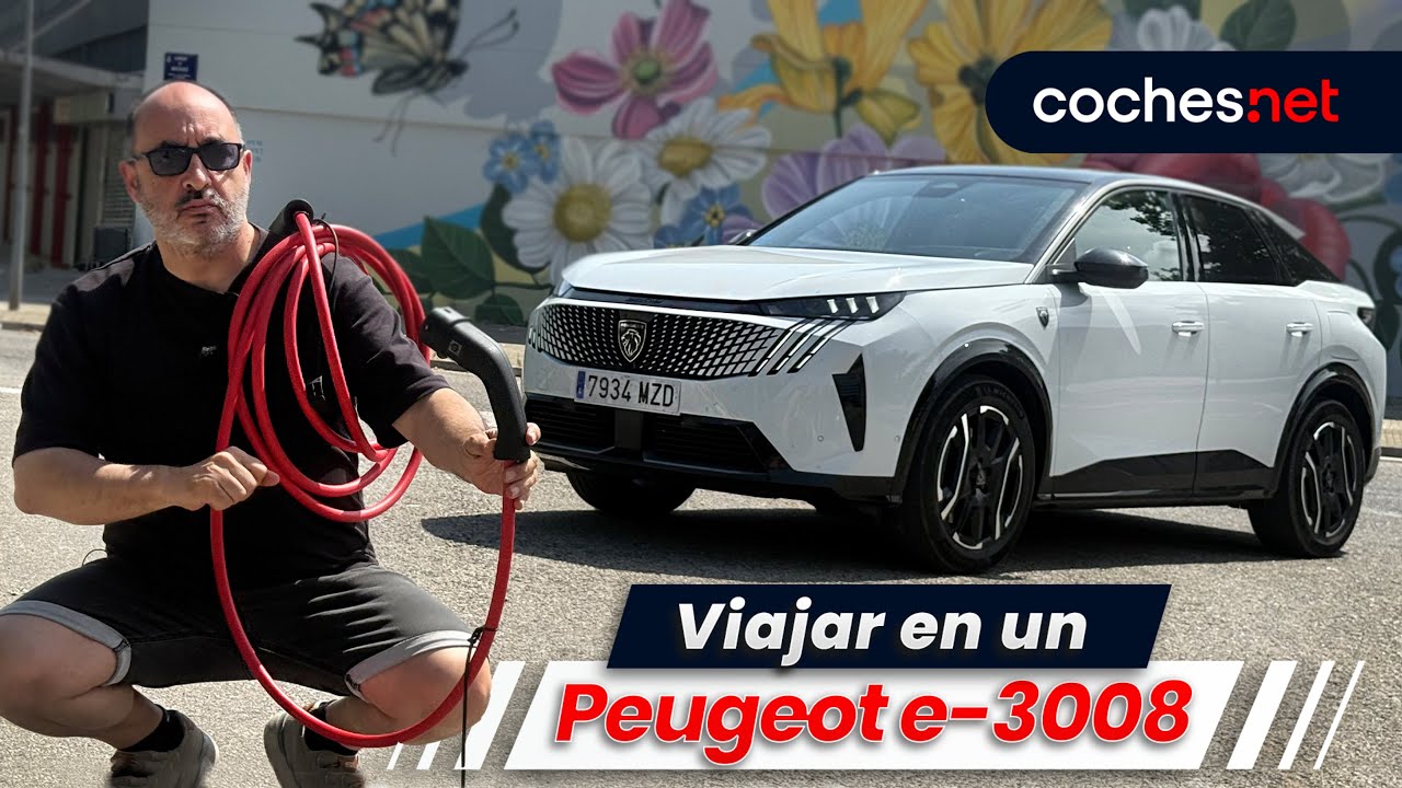 ¿Se puede viajar en un eléctrico? 1.000 KM en Peugeot E-3008 | Prueba Review en español | coches.net