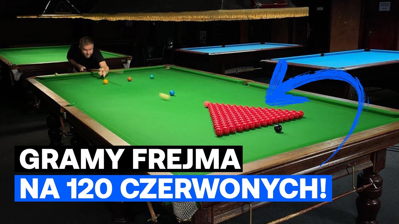 Układamy GIGANTYCZNY tr&oacute;jkąt i pr&oacute;bujemy ZAGRAĆ frejma! | Kurier Snookerowy