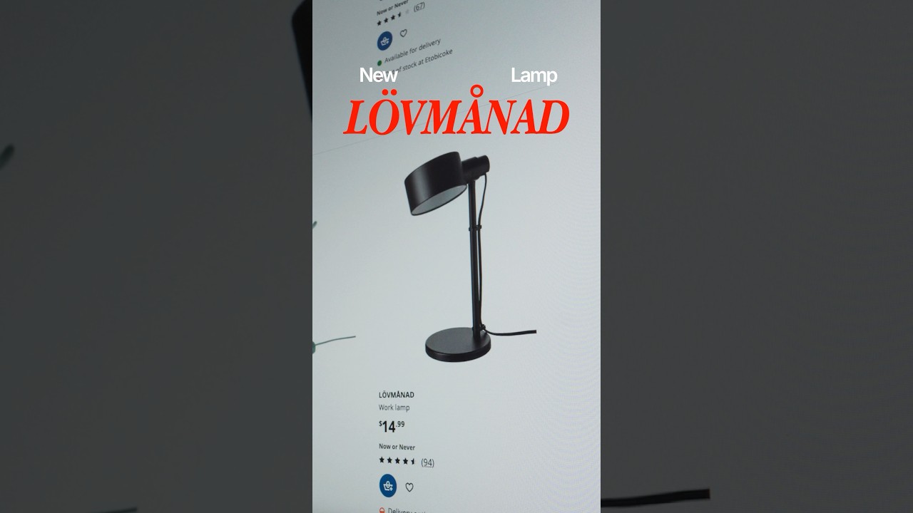 New lamp for the studio! #studio #ikea #tech #unboxing  #decor