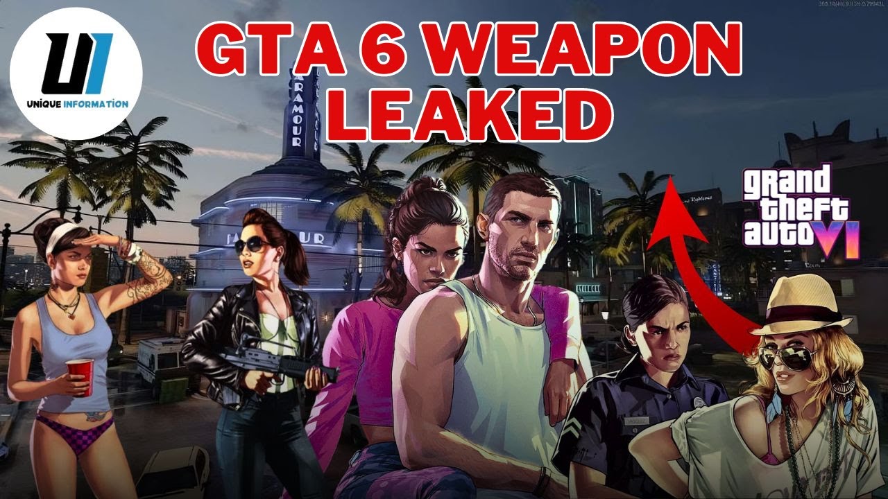 GTA 6 GAMEPLAY! (Weapon Wheel + Guns) (unique information)