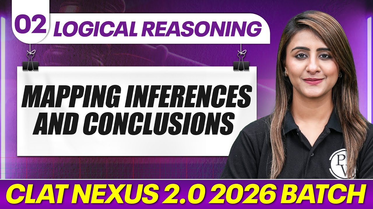 Logical Reasoning 02 : Mapping Inferences and Conclusions  | CLAT Nexus 2.0 2026