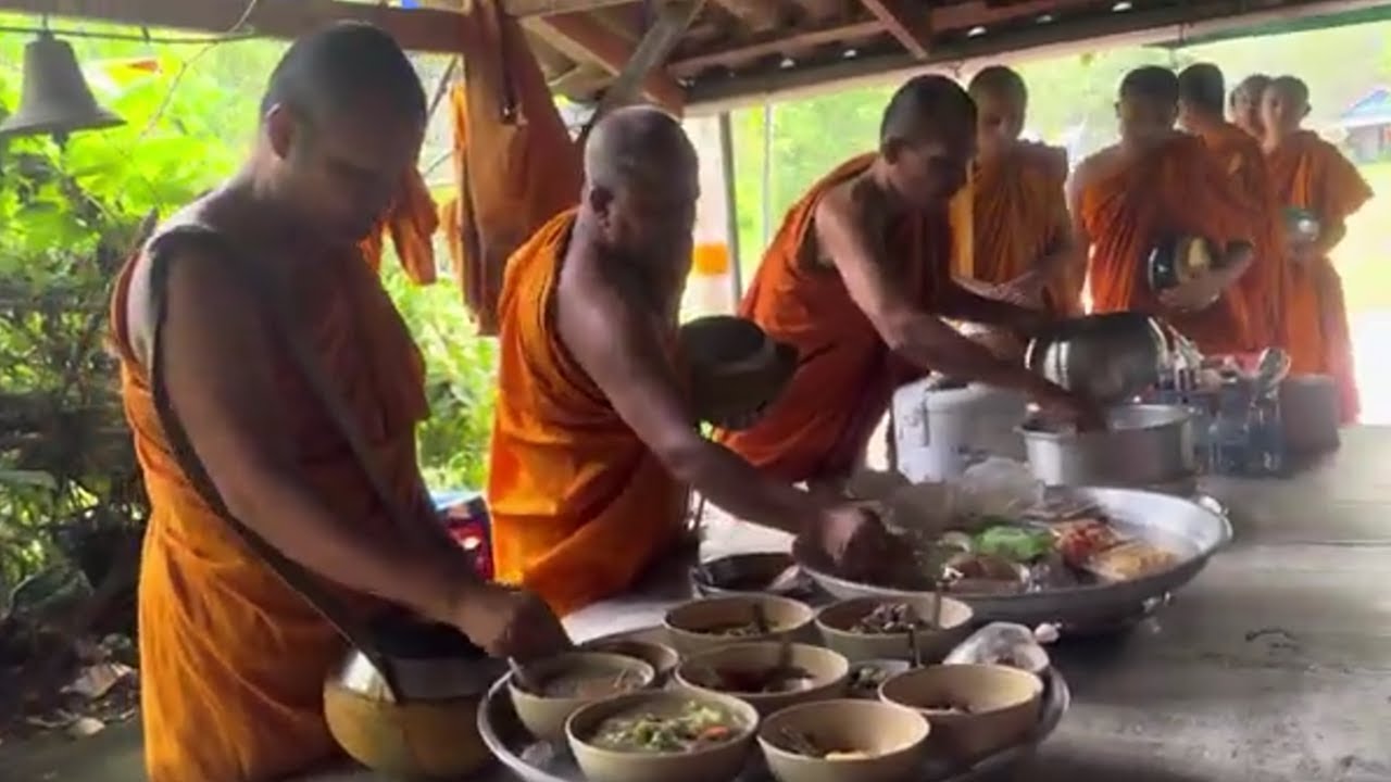 Only Theravada monks eat one meal a day
