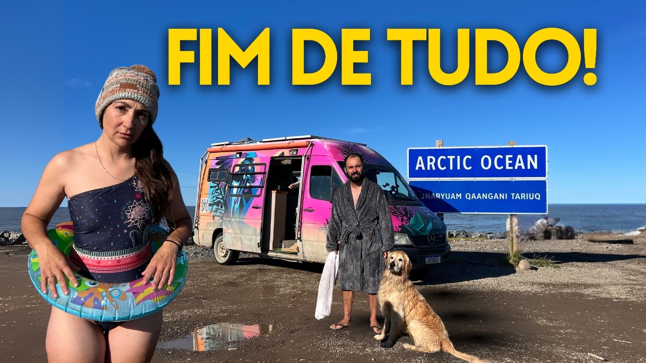 CHEGAMOS DE MOTORHOME ONDE ACABAM AS ESTRADAS DAS AMÉRICAS!