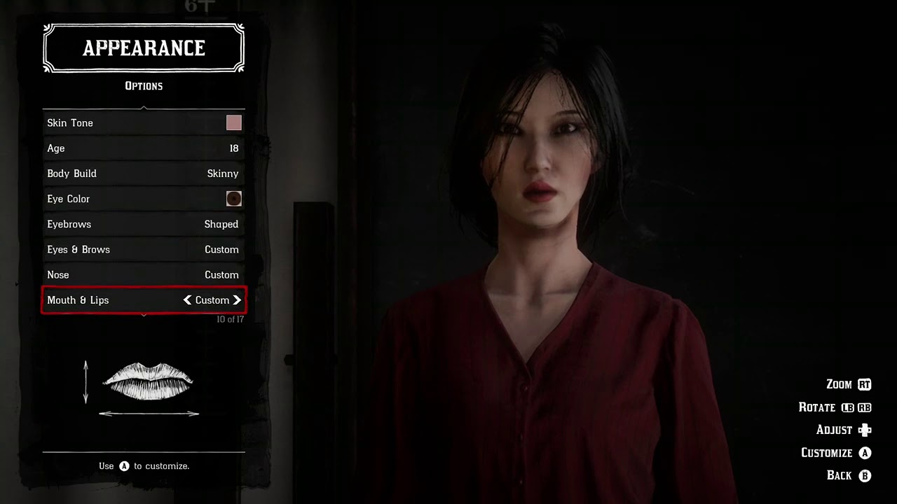 How to create attractive Female East Asian Character Red Dead Online (2020)