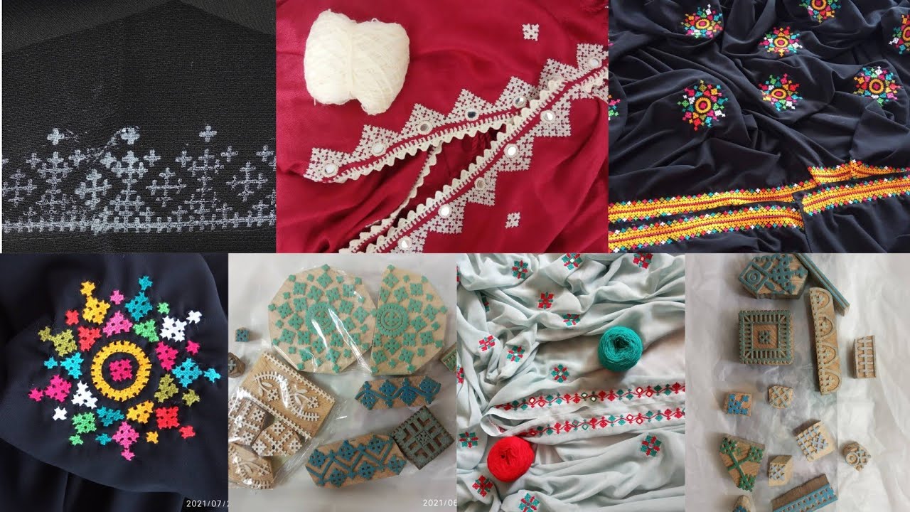 New indian kutch hand embroidery/sindhi hurmich hand embroided chadar/duppata/ hurmich barth