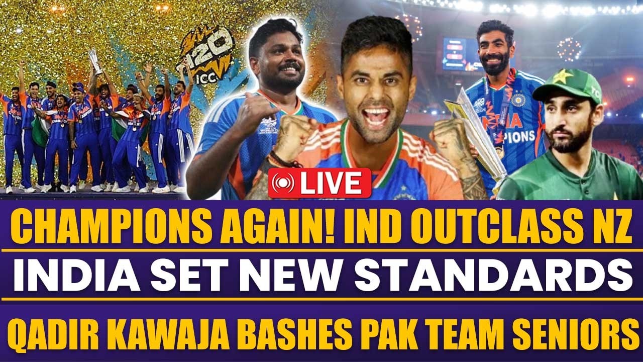Champions Again! Ind Outclass NZ | India Set New Standards | Qadir Kawaja Bashes Pak Team Seniors