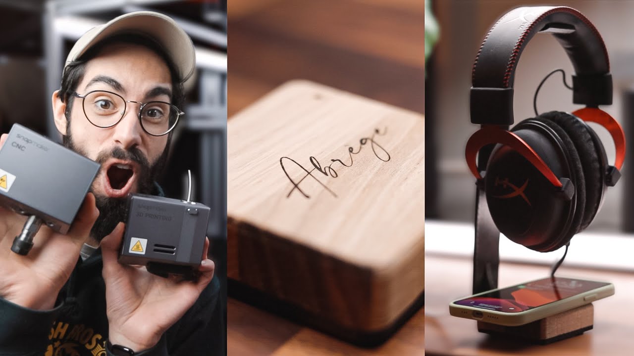 SNAPMAKER 2.0: Une machine pour projets ULTRA STYLÉS ! (Imprimante 3D / CNC / Laser)