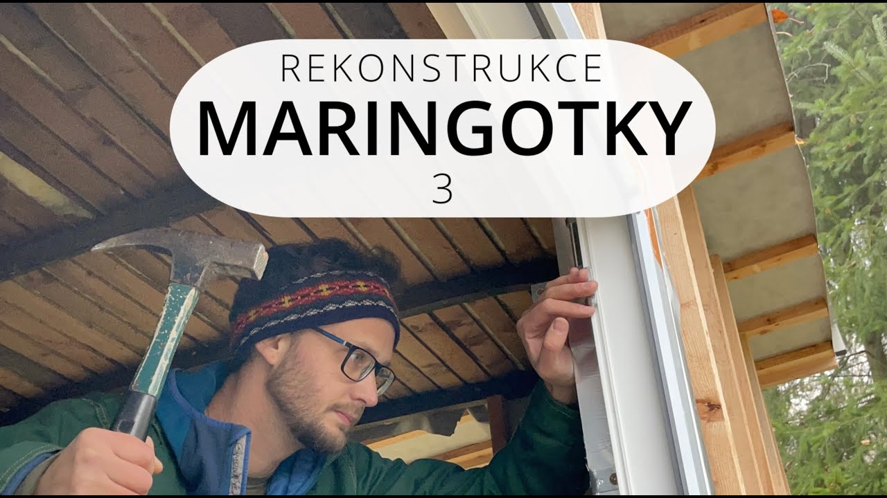 Rekonstrukce maringotky 3 | Osazení oken, pokládka střechy