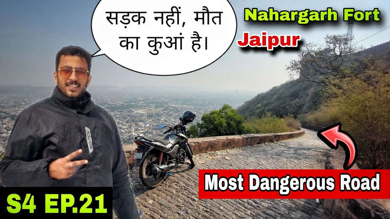Rajasthan's MOST DANGEROUS Bike Ride | Jaipur to Nahargarh Fort | Rajasthan Motorcycle Tour EP.21
