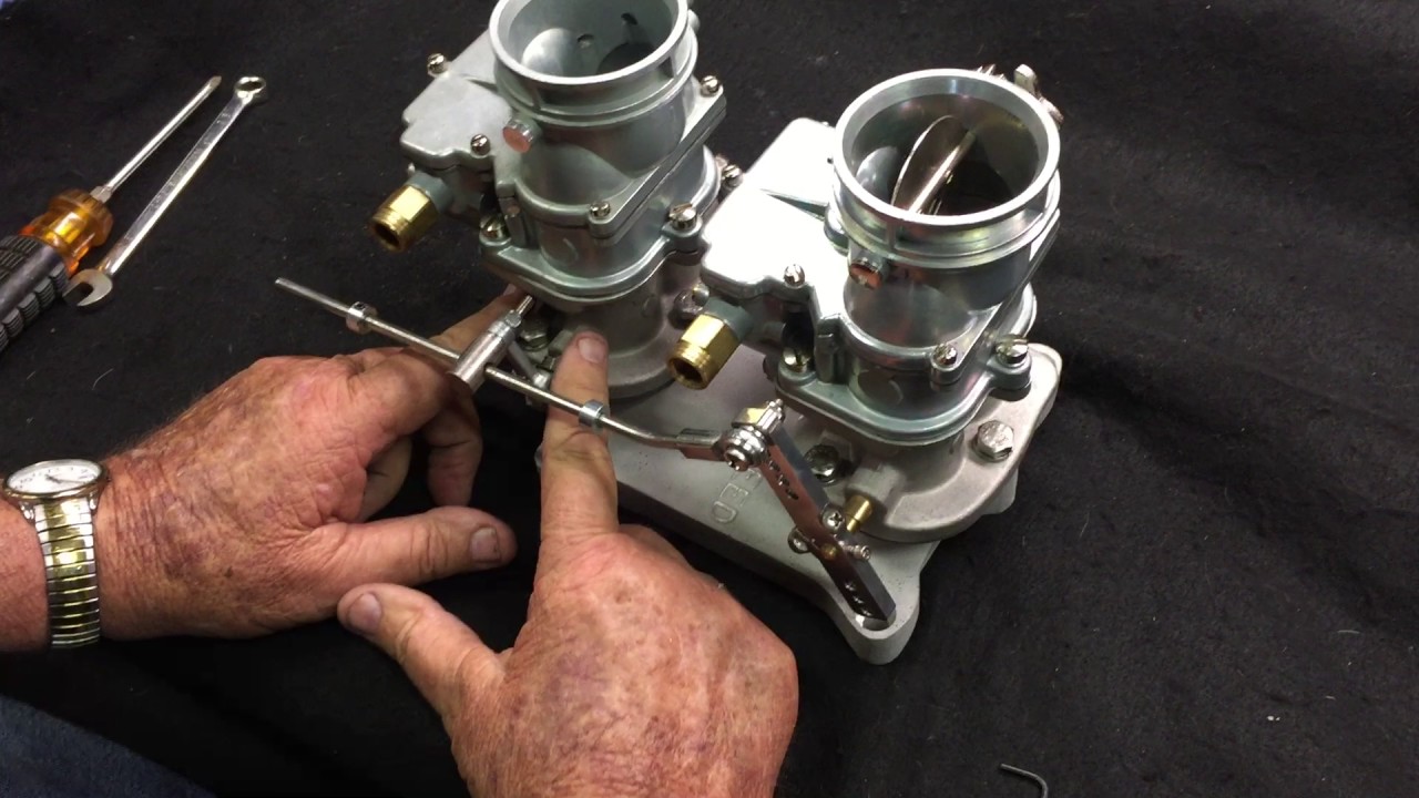 CHARLIE PRICE   VINTAGE SPEED  2x2  PROGRESSIVE LINKAGE ON STROMBERG 97 CARBS