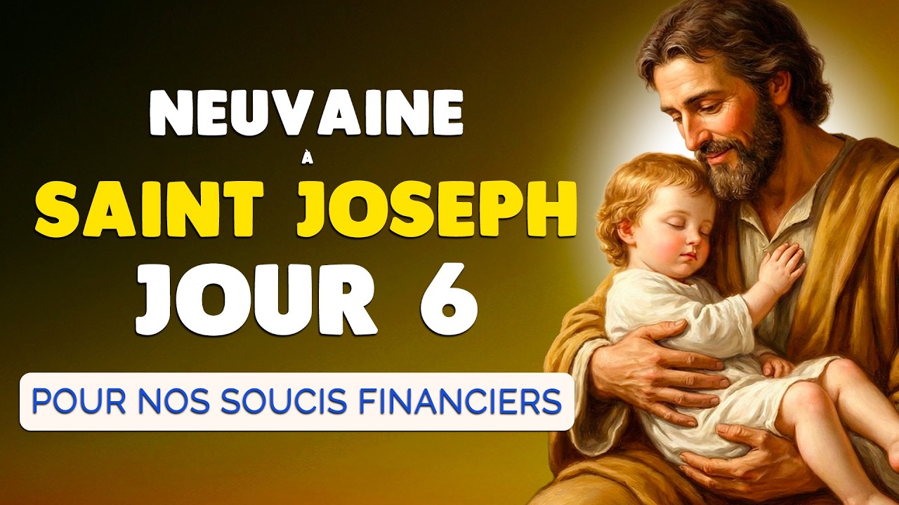 🙏 NEUVAINE à SAINT JOSEPH 2026 Jour 6 🙏 Débloquer les Soucis Financiers