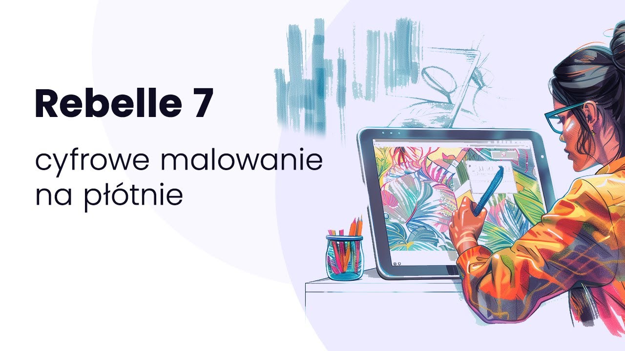 Kurs Rebelle - cyfrowe malowanie - Ćwiczenie farby olejne
