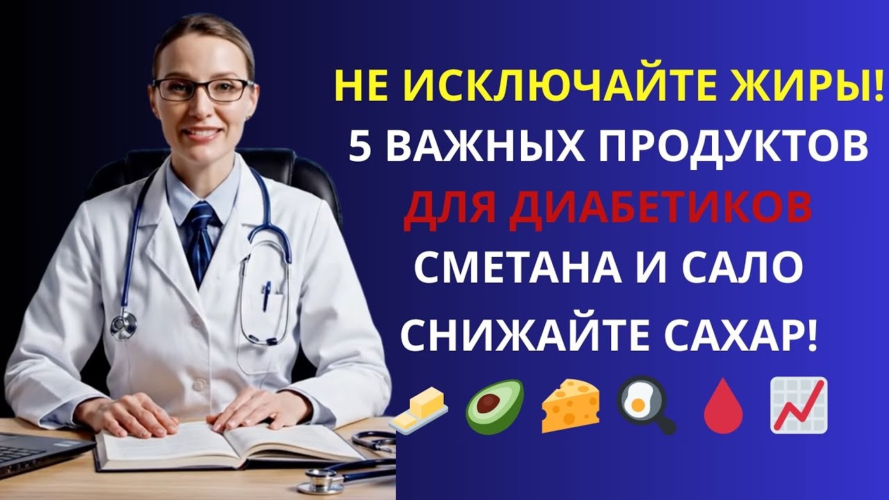 ПАРАДОКС ДИАБЕТА: 5 ЖИРНЫХ ПРОДУКТОВ, КОТОРЫЕ НЕ ПОВЫШАЮТ САХАР И ПОМОГАЮТ ИНСУЛИНУ