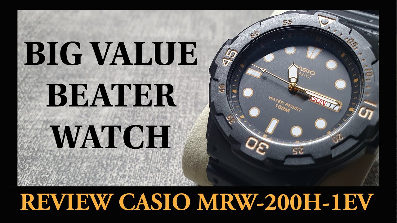 [ENG SUB] Review jam Casio MRW-200H-1EVEF. Beater watch keren dengan harga di bawah 300 ribu❗❗