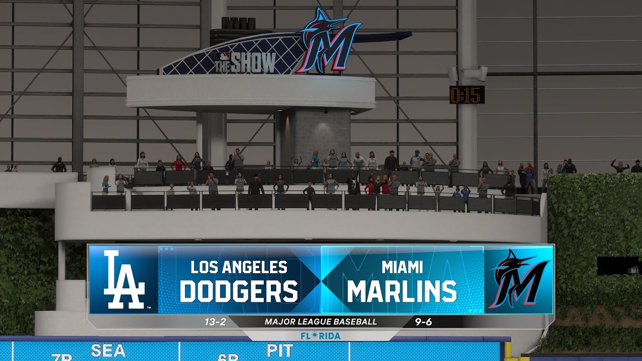 MLB 25 Franchise: Marlins (9-6) vs Dodgers (13-2) - 11/7/25 - PS5 Pro - Quick Counts