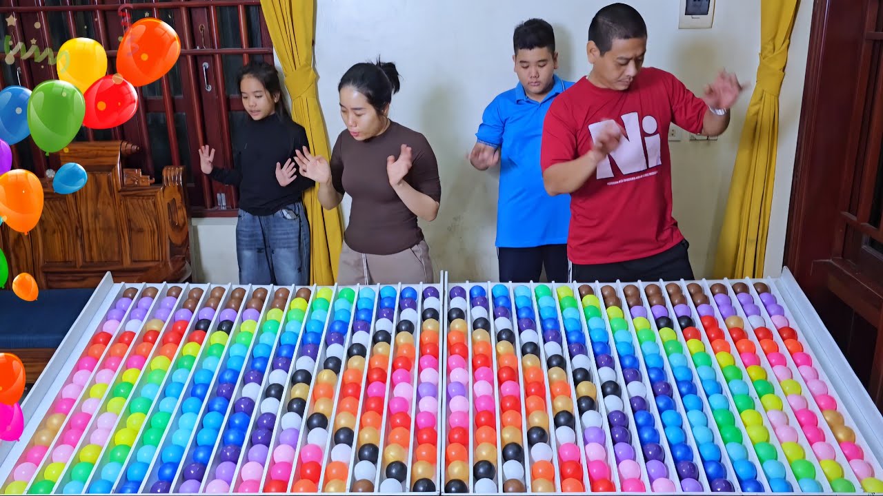 🥰 Color Ball Sorting Game | Relaxing ASMR Puzzle Showdown 💥 level 09