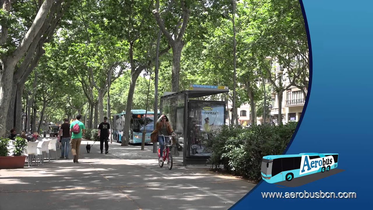 Route: from Airport Terminal 1 to Pl. Catalunya