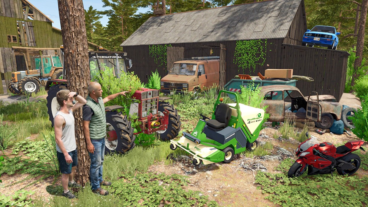 A la Recherche de Granges et de Tracteurs Abandonnés en Forêt | FS25 Roleplay