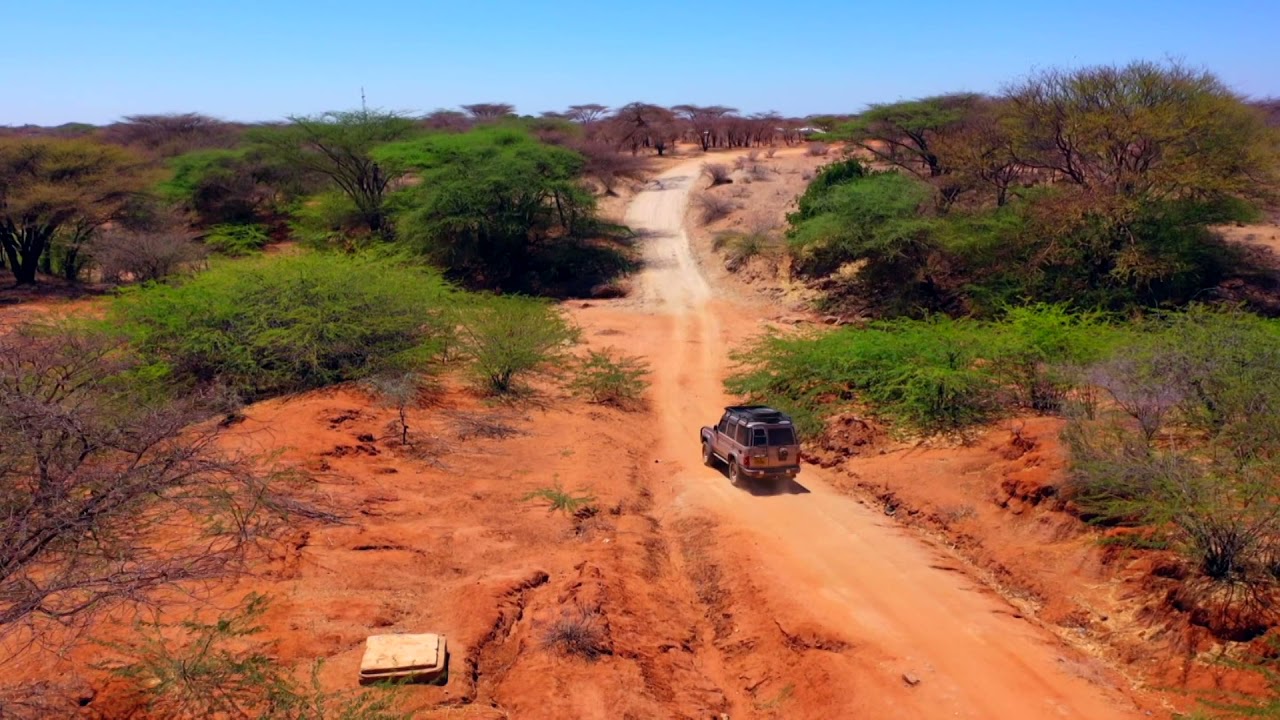 Epic Drone shots of  Isiolo to Mado Gashi / Modo gashe through Garba Tulla road