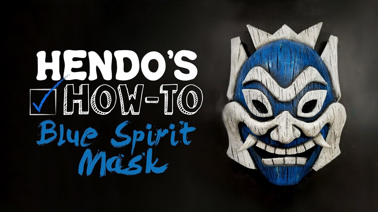 I Made the Blue Spirit Mask from Avatar out of EVA Foam | Cosplay Free Pattern