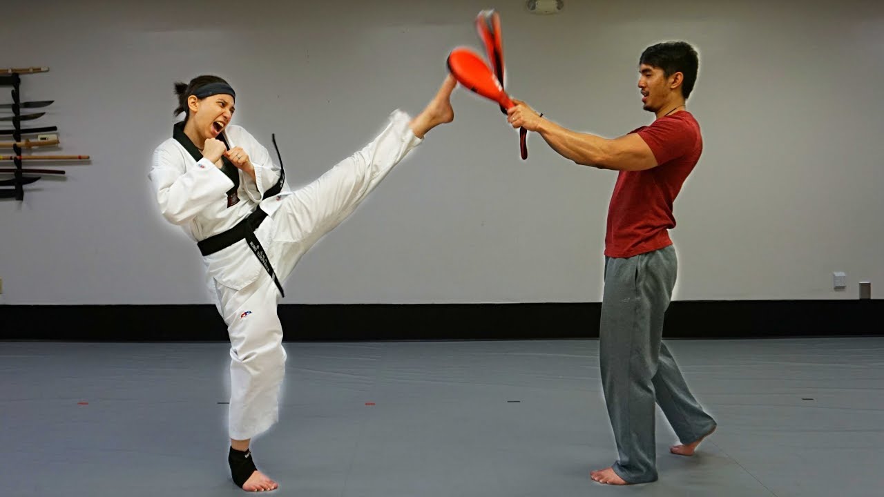 TKD Drills Kicks & Footwork
