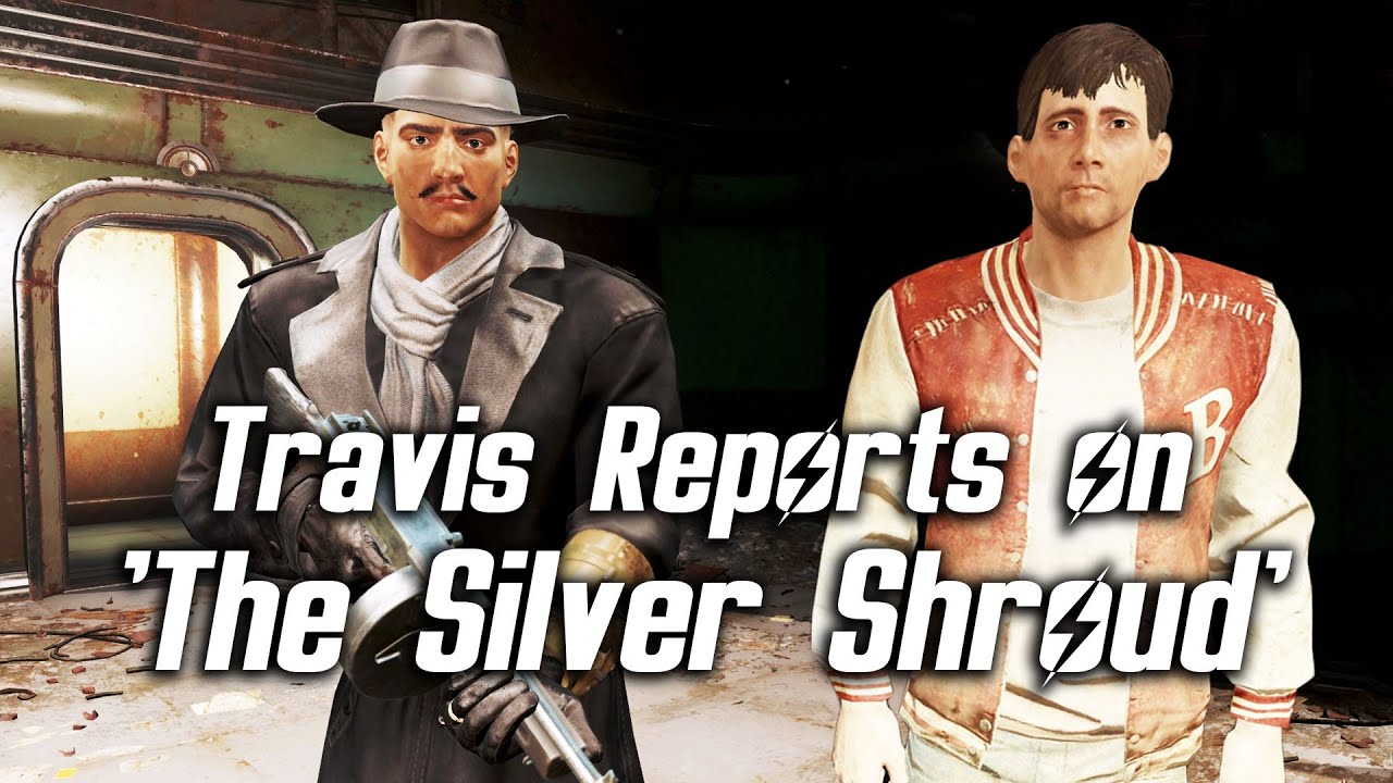 Fallout 4 - Travis Miles Reports on 'The Silver Shroud' (awkward & confident)