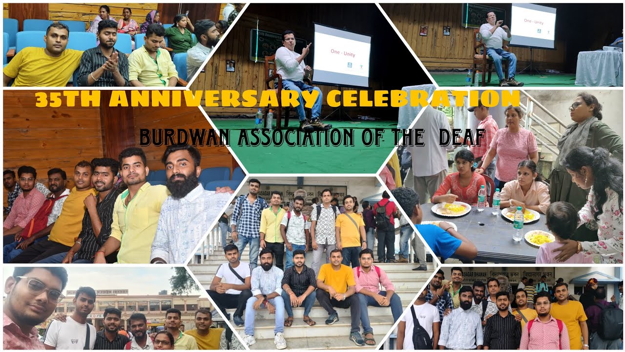 35th anniversary celebration burdwan association of the deaf |Amit Shaw| @MBMVadodara @MsPradeep44 