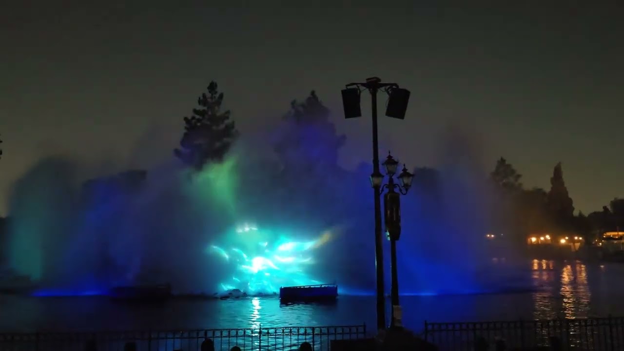 Fantasmic firework show at Frontierland Disneyland Anaheim California (July 14, 2024)
