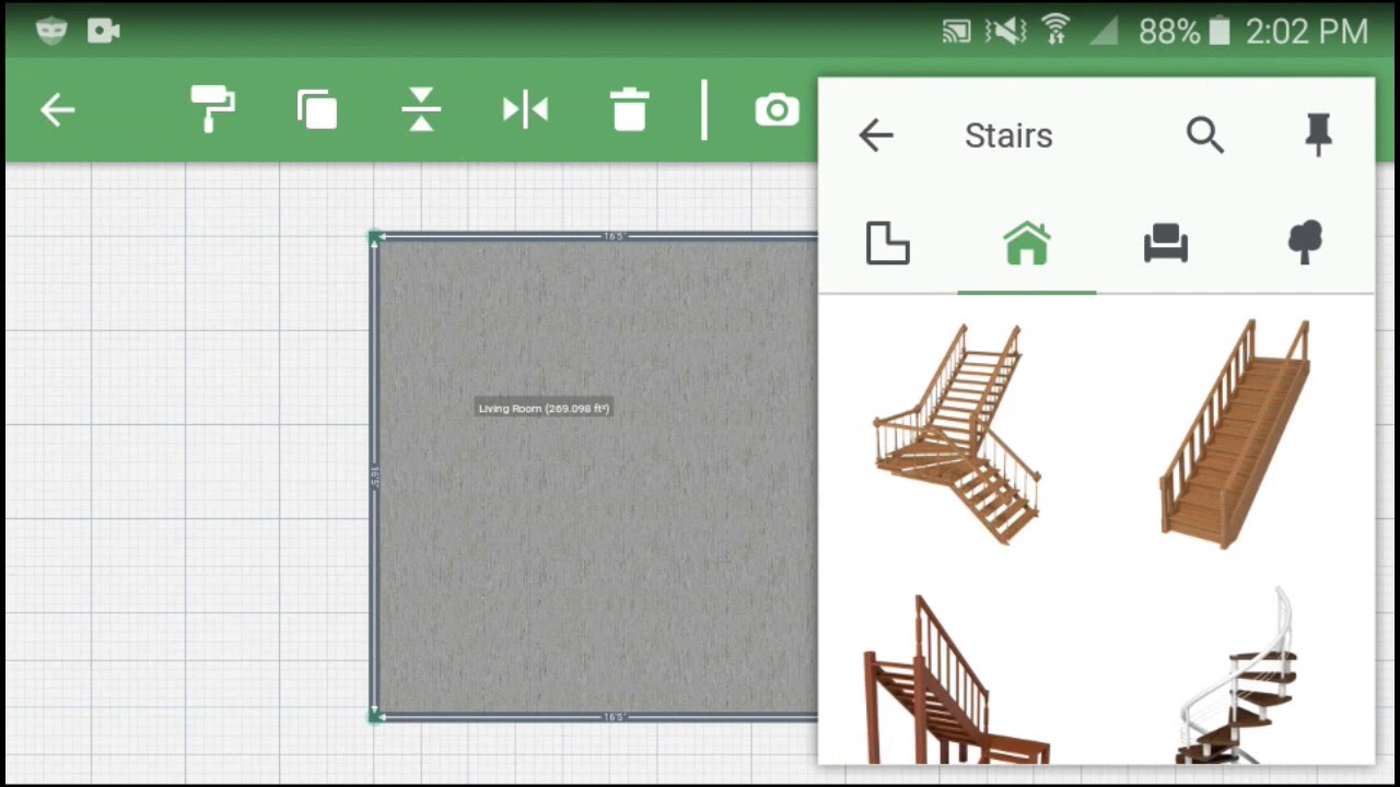 Planner 5d|| How to add stairs tutorial