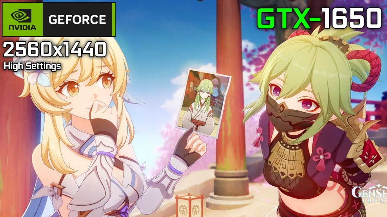 Genshin Impact : Ryzen 5 7500F + GTX 1650 DDR5