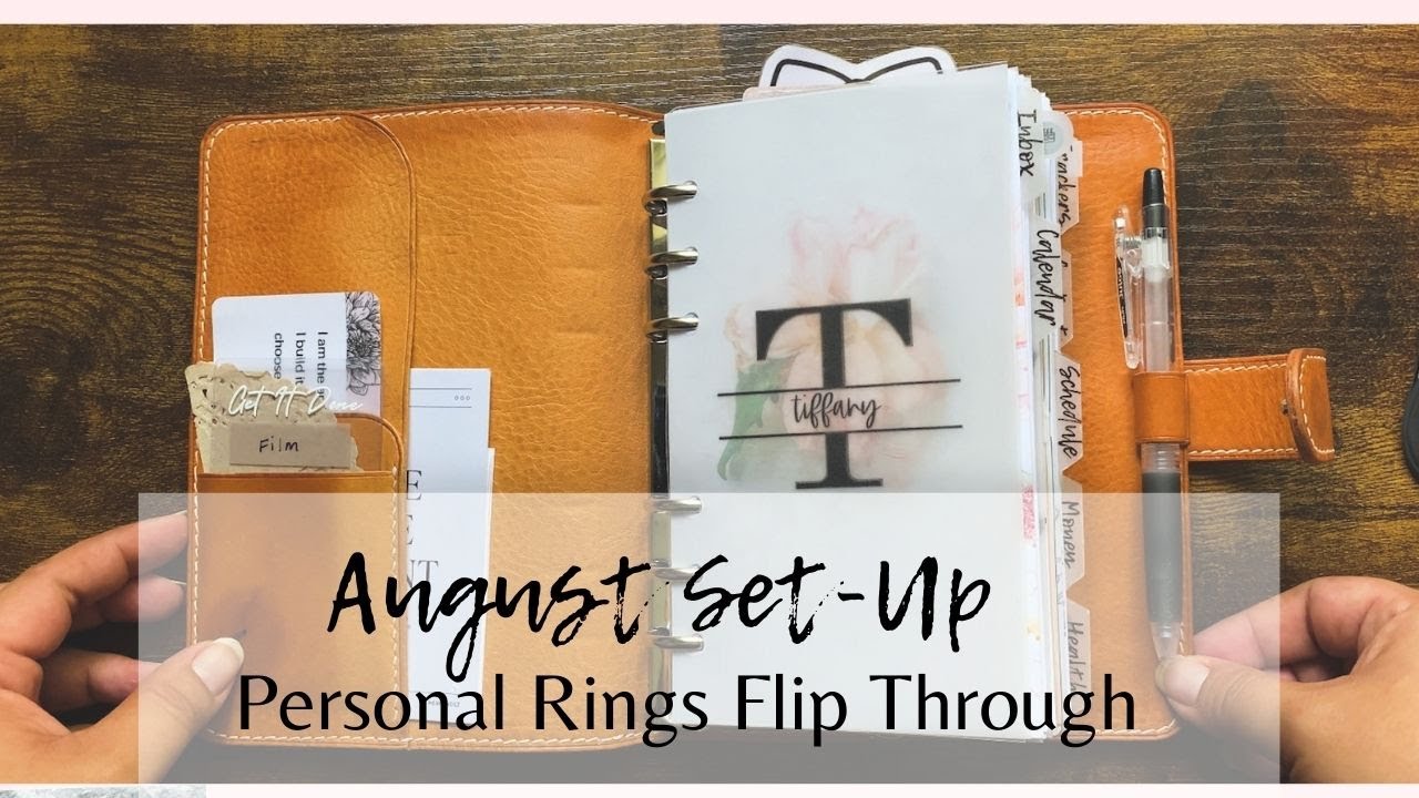 AUGUST SET-UP | Personal Rings Flip Through